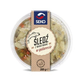 Hering mit Gemüse in Gelee Seko 200g